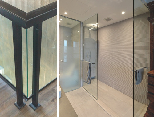 Barandas, espejos y mamparas